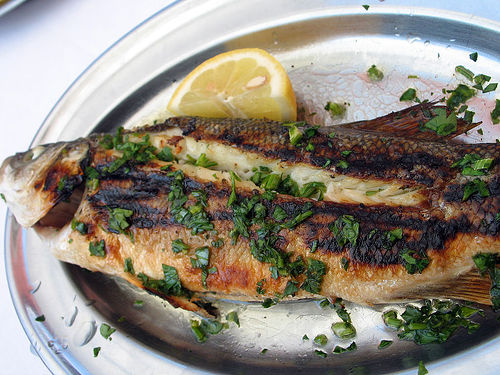 Cooking whole fish